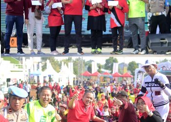 Plt Walikota Bekasi Berakhir Pekan Senam Di Mustika Jaya
