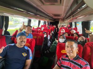 Foto: peserta mudik gratis menuju Padang Panjang 